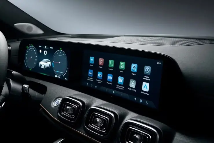 На большом экране