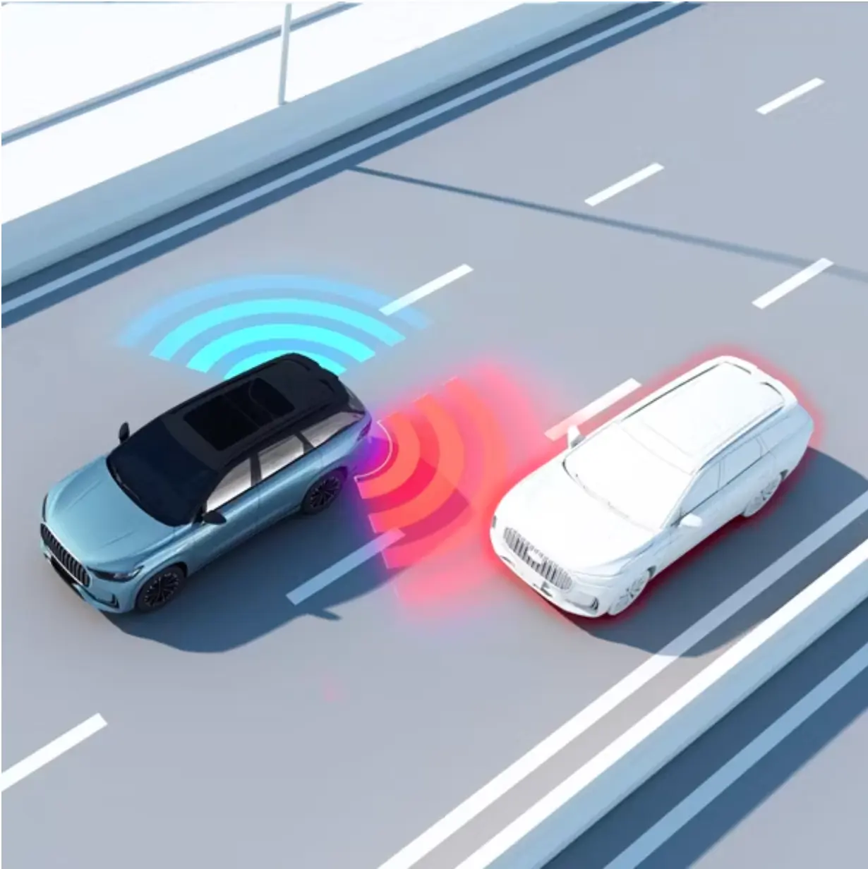 Система мониторинга слепых зон BSD